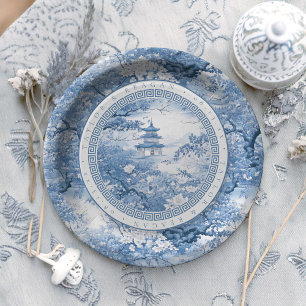 Assiettes En Carton Noms des Motifs de la Chinoiserie aux frontières g