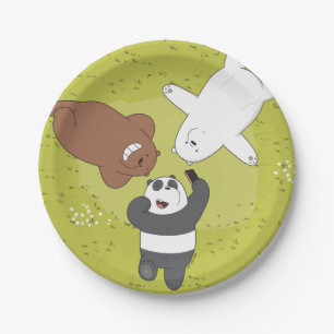 Assiettes En Carton Nous portons des ours nus - #SquadButs
