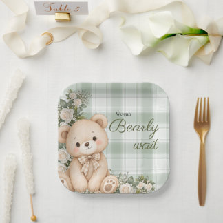 Assiettes En Carton Nous pouvons à peine attendre