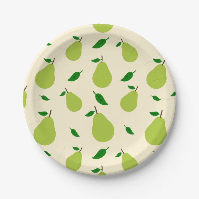 Assiettes En Carton Nous Pouvons Attendre Peur D'Automne (Devant)