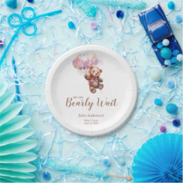 Assiettes En Carton Nous pouvons attendre prématurément Ballotte Baby 