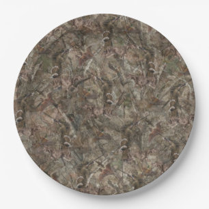 Assiettes En Carton Nouveau camouflage de conception pour le chasseur