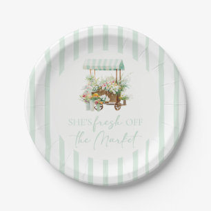 Assiettes En Carton Nouvellement célibataire : Shower de mariage