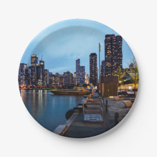 Assiettes En Carton Nuit À Navy Pier