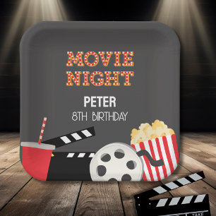 ASSIETTES EN CARTON NUIT DU FILM