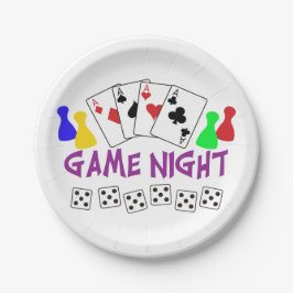 Assiettes En Carton Nuit du jeu