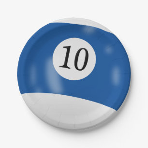 Assiettes En Carton Numéro 10 billiard