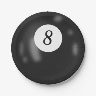 Assiettes En Carton Numéro 8 billiard