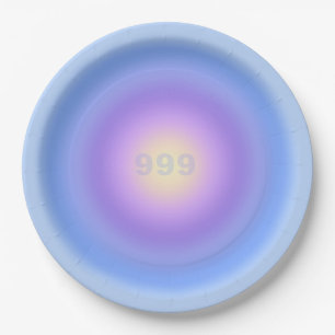 Assiettes En Carton Numéro d'ange 999 Libération - Numéros d'ange Dégr