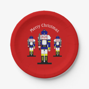 Assiettes En Carton Nutcracker Soldier Ballet Joyeux Noël