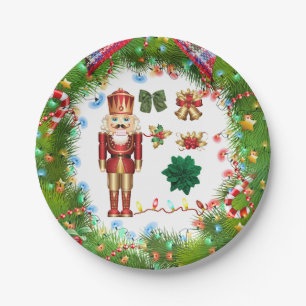 Assiettes En Carton Nutcrackers de Noël_GC