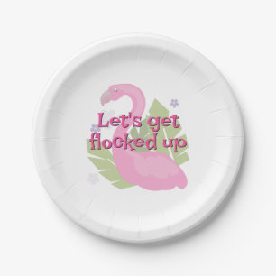 Assiettes En Carton "Obtenons assemblés vers le haut de "