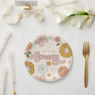 Assiettes En Carton Obtenons des filles florales Vintages Super
