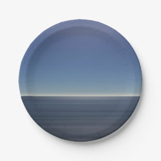 Assiettes En Carton Océan bleu calme