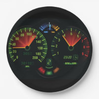 Odomètre Speedometer Design Papier Plaque