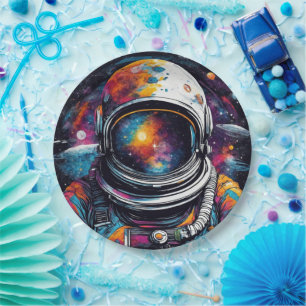 Assiettes En Carton Odyssée cosmique - Sentez l'Univers en vous !