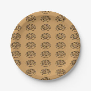 Assiettes En Carton Offre de gaufre du jour de Galentine