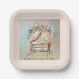 Assiettes En Carton Oh Baby boho baby shower