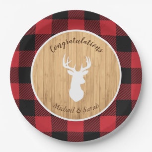 Assiettes En Carton Oh Deer Baby shower