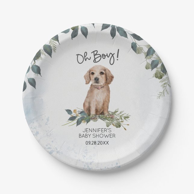 Assiettes En Carton Oh mon Dieu ! Retriever Chien Chien Chien Chien Pe (Devant)