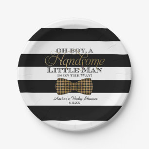 Assiettes En Carton Oh mon petit homme Plaques de papier