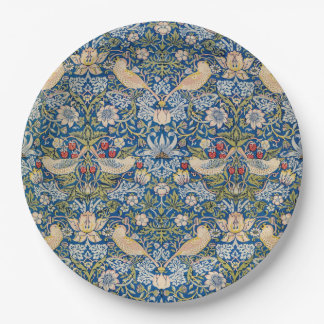 Assiettes En Carton Oiseau Art Nouveau Design