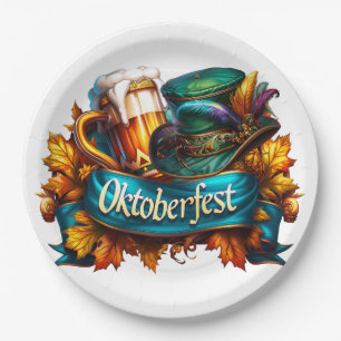 Assiettes En Carton Oktoberfest Coloré 
