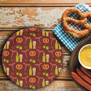 Assiettes En Carton Oktoberfest Festival allemand de la bière