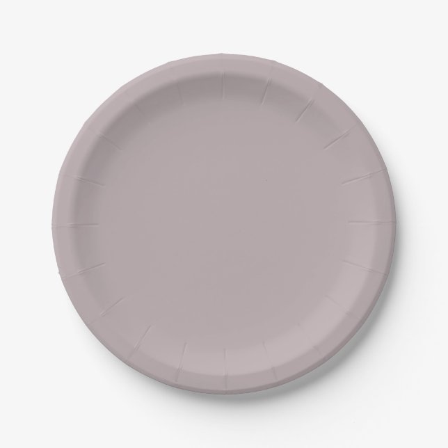 Assiettes En Carton Ombres noires (couleur solide) (Devant)