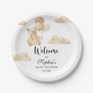 Assiettes En Carton On peut attendre baby shower