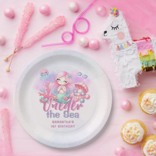 Assiettes En Carton ONEder la mer 1er anniversaire