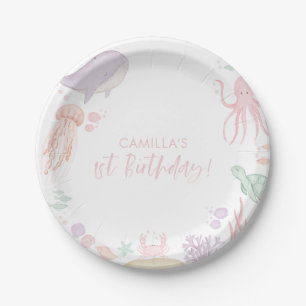 Assiettes En Carton Oneder The Sea Girls 1er anniversaire