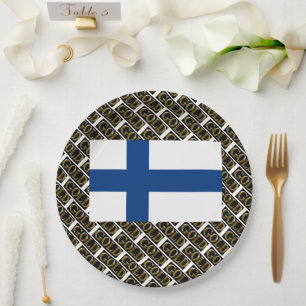 ASSIETTES EN CARTON OR FINLANDAIS