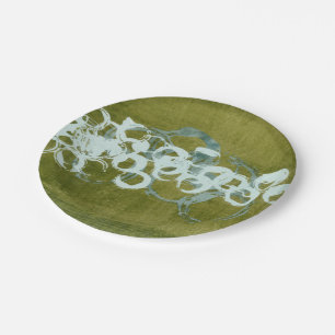 Assiettes En Carton Orbes vertes I