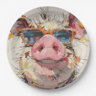 Assiettes En Carton Oreiller à lancer de cochons