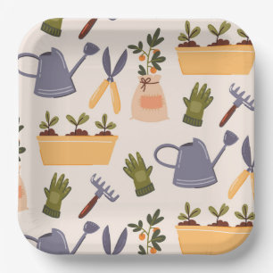 Assiettes En Carton Outils de jardin