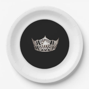 Assiettes En Carton Pageant Couronne Party Plaque papier