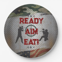 Paintball Anniversaire Partie Camo militaire USA