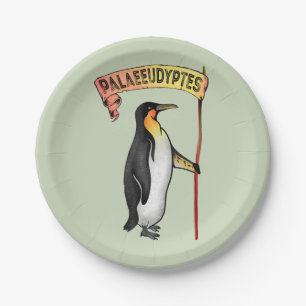 Assiettes En Carton Palaeeudyptes Pingouin disparu