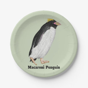 Assiettes En Carton Palaeeudyptes Pingouin disparu