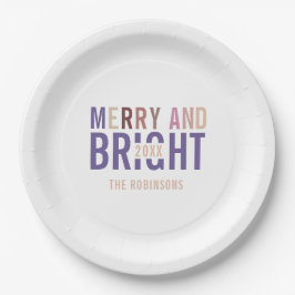 Assiettes En Carton Palette Ultra Violette Noël