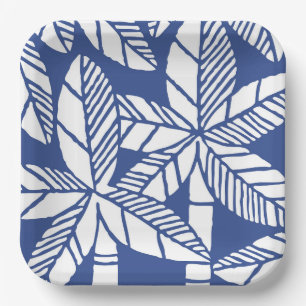 Assiettes En Carton Palm Tree Beach Party Tropical