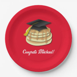 Assiettes En Carton Pancake Brunch Graduation Party Invitation