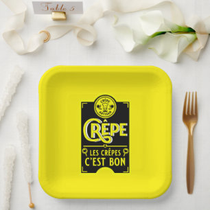 Assiettes En Carton Pancakes français
