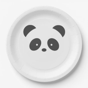 Assiettes En Carton Panda