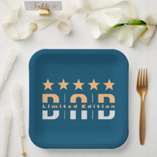 Assiettes En Carton Papa Limited Edition