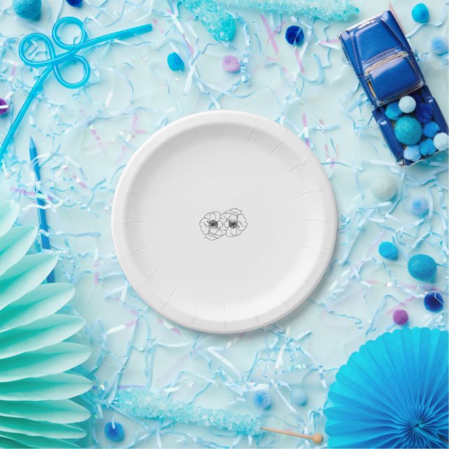 Assiettes En Carton Paper Plate (Fête)