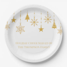Assiettes En Carton Paper Plates – Holiday Celebration Tableware