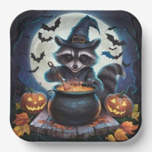 Paper Plates Série 3 Raccoon
