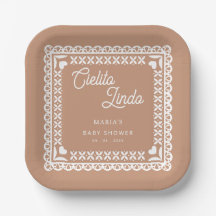 Papier mexicain Picado Cielito Lindo Baby shower
